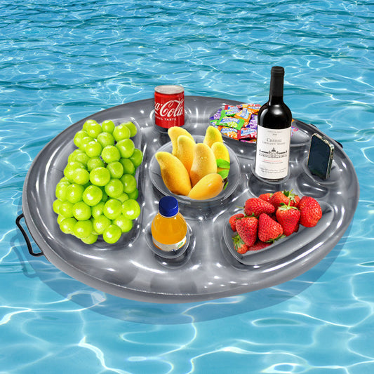 Inflatable PVC Drink Cup Holder Pool Tray