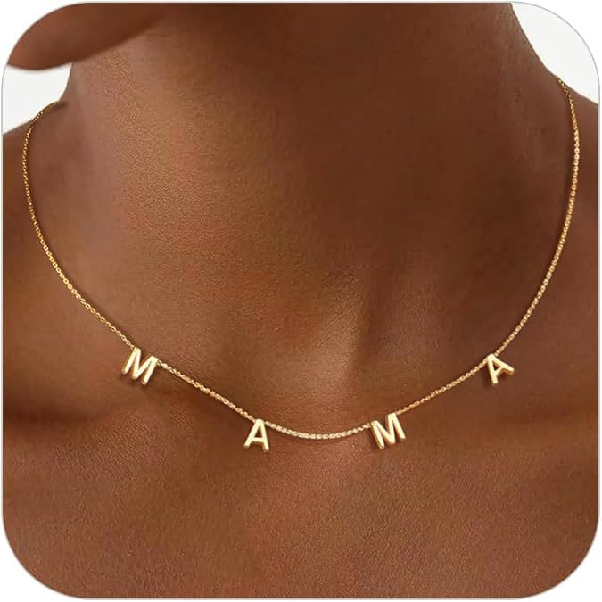English Letter Titanium Steel Necklace