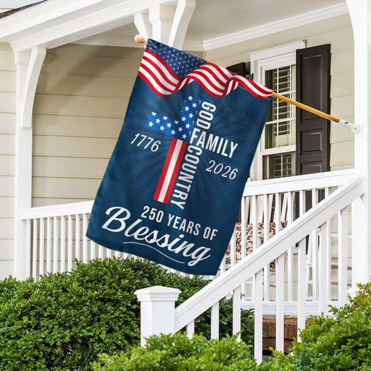 America 1776-2026 Commemorative Flag